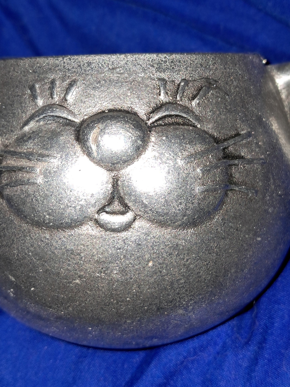 Wilton Pewter Cat Cup